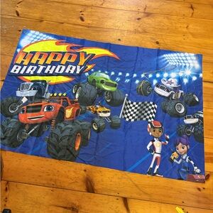 Blaze and The Monster Machines Birthday Banner